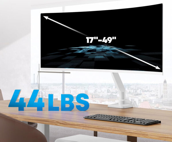 UŻYWANE Ramię do monitora 17-49" gazowa sprężyna uchył/obrót 2-20 kg LDT69-C012 - obrazek 2