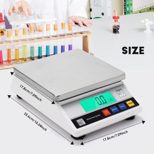 Waga elektroniczna CGOLDENWALL 10kg/0,1g dokładna cyfrowa waga jubilerska kucharska - obrazek 3