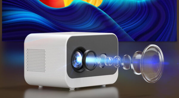 Mini projektor Sainyer, Bluetooth 5, 5G, WiFi, 4K, Full HD 1080P - obrazek 2