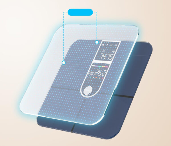 Waga podłogowa Healthkeep, Bluetooth, 180 kg, nieoryginalne opakowanie - obrazek 2