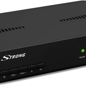 Tuner STRONG, HDMI, USB, 12V Odbiornik MPEG odbioru cyfrowych kanałów satelitarnych nadawanych wysokiej rozdzielczości TNTSAT