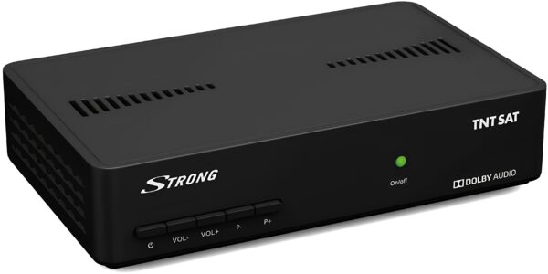 Tuner STRONG, HDMI, USB, 12V Odbiornik MPEG odbioru cyfrowych kanałów satelitarnych nadawanych wysokiej rozdzielczości TNTSAT