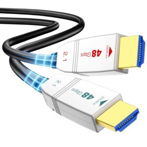 Kabel HDMI 2.1 światłowodowy FeizLink 8K@60Hz/4K@120Hz 48Gbps HDR eARC Dolby 8m
