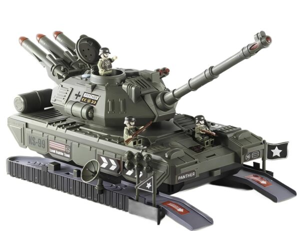 Zabawka czołg Panther KS-99, światło, efekty dźwiękowe, Model interaktywny