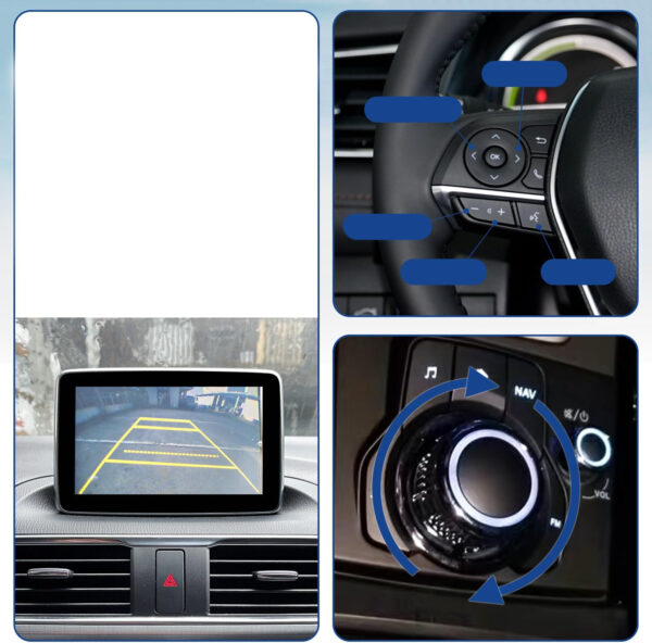 Adapter CarPlay bezprzewodowy Mazda TK78-66-9U0C USB MZD 2014-2021 bez Android Auto - obrazek 5