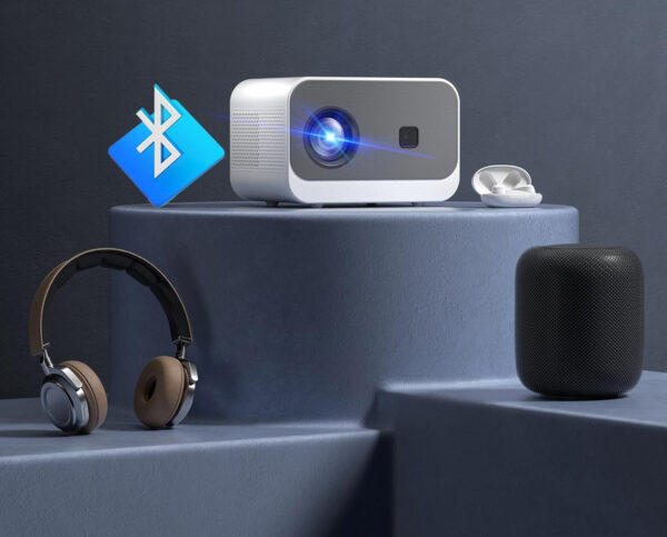 Mini projektor Sainyer, Bluetooth 5, 5G, WiFi, 4K, Full HD 1080P - obrazek 5