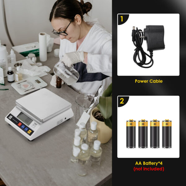 Waga elektroniczna CGOLDENWALL 10kg/0,1g dokładna cyfrowa waga jubilerska kucharska - obrazek 4