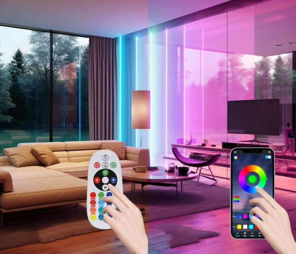 Taśma LED BAGZY Neon 230 V IP65 15 m wodoodporne oświetlenie do wnętrz i na zewnątrz - obrazek 6