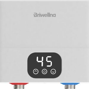 UŻYWANE/NIEKOMPLETNY Podgrzewacz wody Briwellna BWK-P33NH55 5500W 220V z wyświetlaczem LED, do kuchni i łazienki