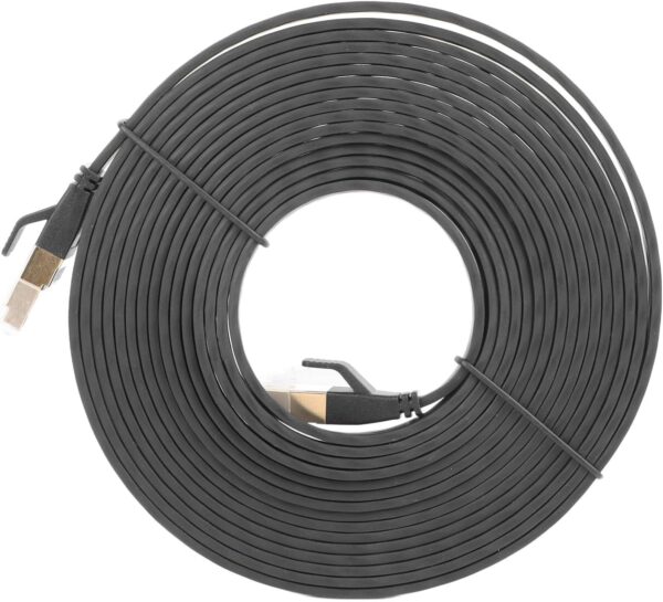 Kabel Ethernet Cat 8 o długości 5 m, Profesjonalny przewód internetowy 40 Gb/s - obrazek 2