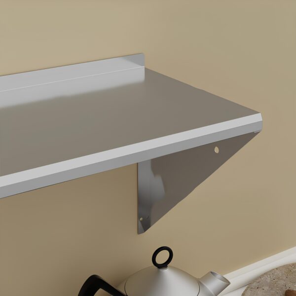 Półka ścienna DUNLICE DLS8030-HK ze stali nierdzewnej 120 x 30 cm, do 80 kg - obrazek 4