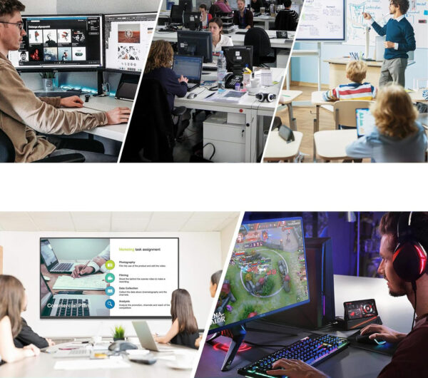 Przełącznik KVM 2x2 8K@30Hz/4K@144Hz USB 3.0 4×USB pilot kable w zestawie - obrazek 6