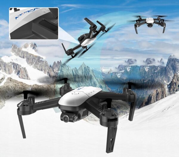 Dron Wipkviey T6 DETECTIVE Quadcopter z kamerą HD 1080P i 2 bateriami - obrazek 5