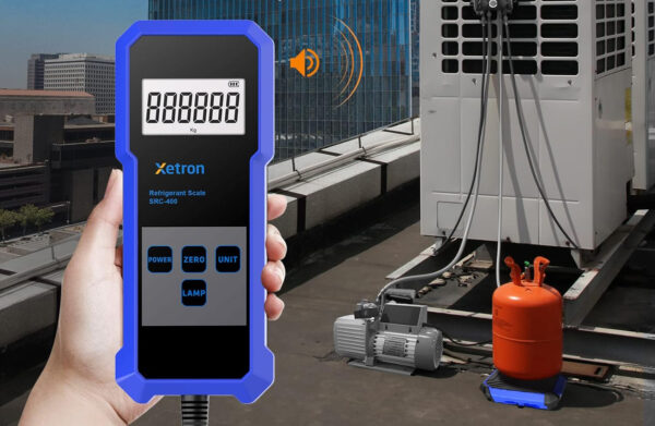 Waga chłodnicza Xetron SRC-400 100kg Ochrona przed przeciążeniem z LCD - obrazek 5