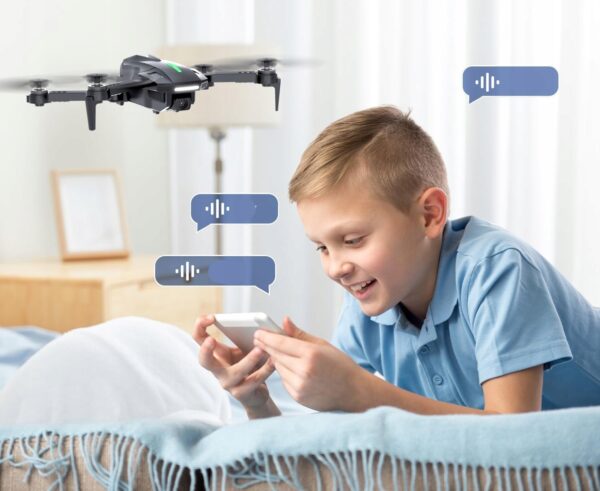 Mini dron DEERC D70 z kamerą HD 1080P dla dzieci i dorosłych, 2 baterie - obrazek 6