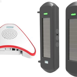 UŻYWANE System alarmowy HTZSAFE T001Q3 bezprzewodowy solarny 800 m czujnik odbiornik