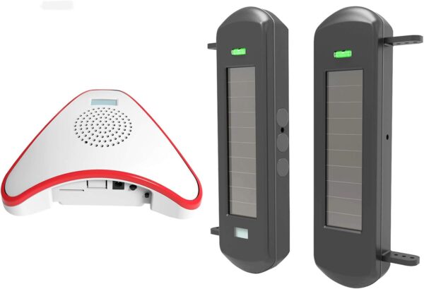 UŻYWANE System alarmowy HTZSAFE T001Q3 bezprzewodowy solarny 800 m czujnik odbiornik