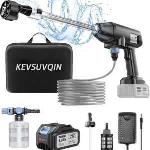 Akumulatorowa myjka Kevsuvqin, 21V, 45 Bars, 4000mAh, Używany