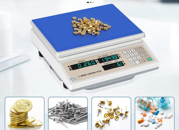 Waga licząca Bonvoisin 30 kg/1 g 1g/0.0022lb cyfrowa przemysłowa precyzyjna - obrazek 5