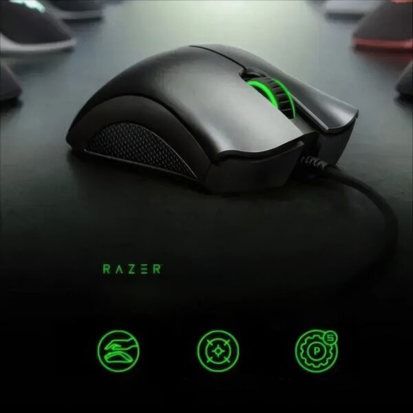 Przewodowa mysz do gier Razer DeathAdder Essential Black ergonomiczna myszka gamingowa z sensorem optycznym - obrazek 4