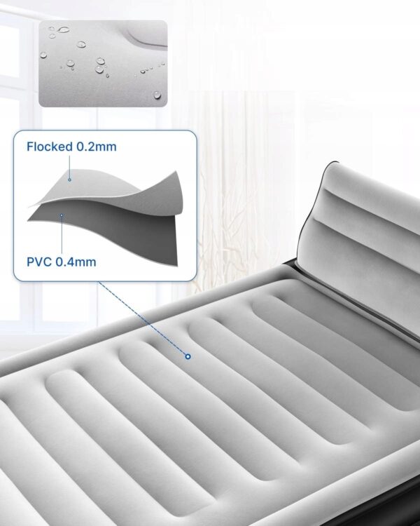 PO NAPRAWIE Materac dwuosobowy AIREFINA AF-A04 190 x 137 x 38 cm - obrazek 2