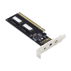 Dwuportowy adapter SFF-8612 Oculink SFF-8611 do kart graficznych PCI-Express