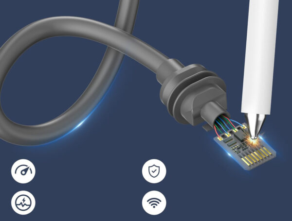 Kabel Starlink Gen 3 75FT/23M, Ethernet, wodoodporny, szary - obrazek 7