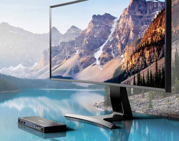 Przełącznik KVM Dual DP (KC-KVM202DPU) switch komputerowy z podwójnym wyświetlaczem - obrazek 9