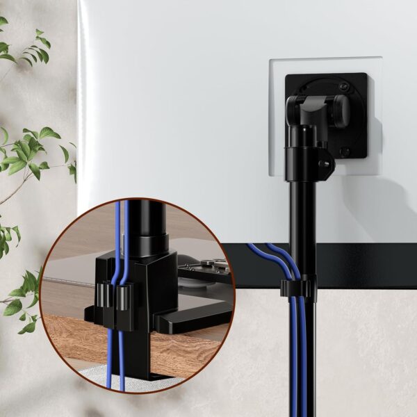 Uchwyt do monitora 24-57" ultra szeroki aluminiowy, nośność 27 kg, FPT80-C01X POWYSTAWOWY - obrazek 6
