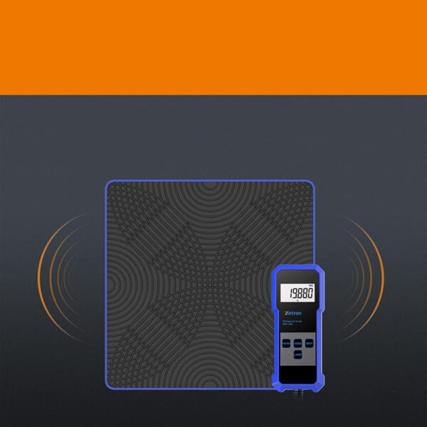 Waga czynnika chłodniczego Xetron SRC-200, 100kg Elektroniczna LCD, HVAC - obrazek 4