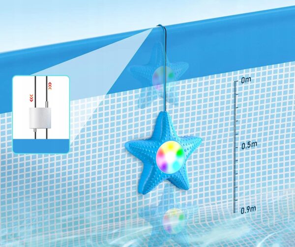 Oświetlenie LED basenu MXELRZE LF-7218, 20 W z aplikacją sterującą, IP68 - obrazek 6