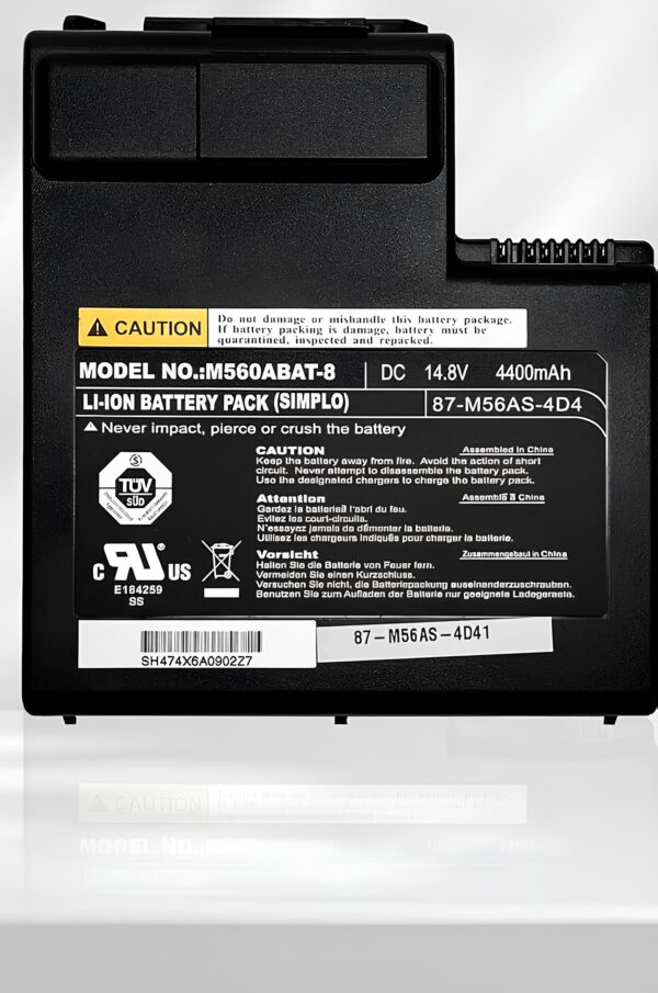 Akumulator HUBEI M560ABAT-8 do CLEVO M570TU, 14,8 V, 4400 mAh - obrazek 4