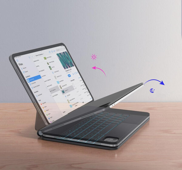 Etui z klawiaturą Earto M01-A11-BK-DE-B , do iPad Pro 11 M4 2024, czarne - obrazek 5