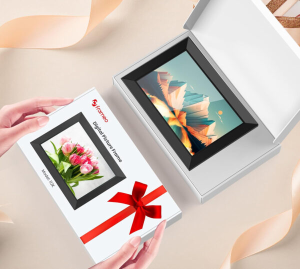 Frameo 10,1" cyfrowa ramka, WiFi, 32 GB, HD, dotykowa, 2 szt. - obrazek 7
