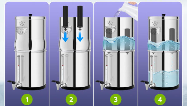System filtracji grawitacyjnej Weeplow Neptune 11L AISI 304 z 2 filtrami O'Pure - obrazek 5