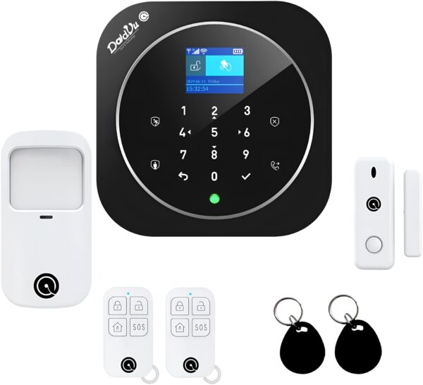 System alarmowy Dadvu DV-2AT, WiFi, GSM, 100 stref, Tuya, Google, Alexa