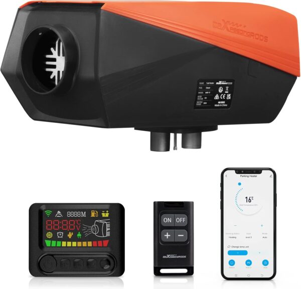 Ogrzewanie diesla maXpeedingrods 12V 5KW z bakiem 10L LCD pilot