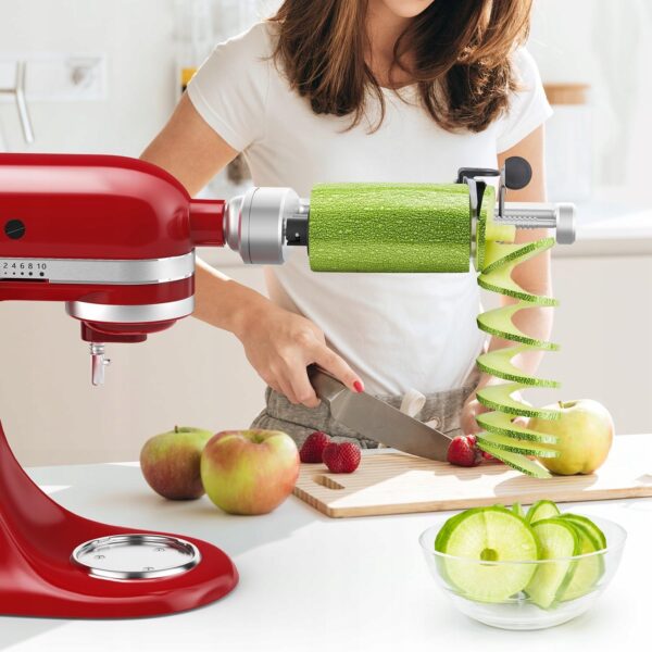 Spiralizer z 7 ostrzami kompatybilny z mikserem KitchenAid Bestand - obrazek 2