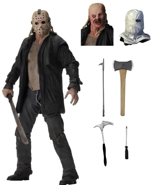 Figurka Jason Voorhees Piątek 13-go 18 cm kolekcjonerska figurka kultowego bohatera horrorów