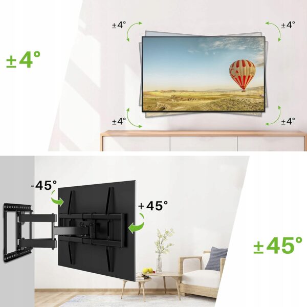 Uchwyt ścienny USX-MOUNT XML008-1K-03 dla 37-90" VESA 600x400mm, do 60-68kg - obrazek 7