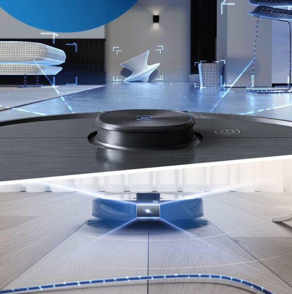 Robot odkurzający z funkcją mycia podłogi ECOVACS T9 AIVI, 5200mAh, Używany - obrazek 4