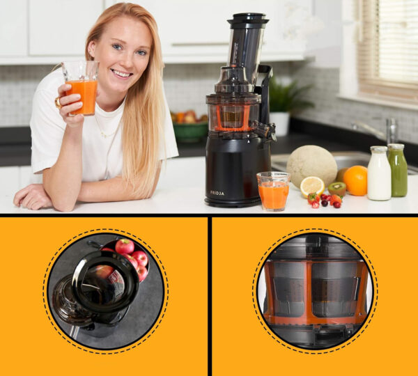 UŻYWANY Wyciskarka do całych owoców i warzyw Fridja f1900/BLK sok/sorbet - obrazek 6