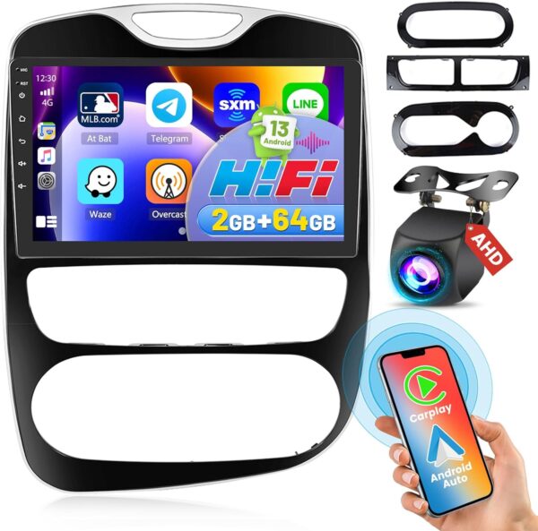 Radio samochodowe Hikity z ekranem do Renualt SA Clio, Bluetooth, FM
