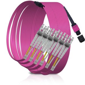 Kabel światłowodowy XWYWX MPO-LC 12 włókien 20m kabel optyczny sieciowy