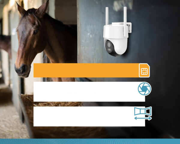 Kamera PETTEC PetCam Free'n 360 4G LTE , 3MP, 20m IR, technologią detekcji ruchu Ultravision - obrazek 2