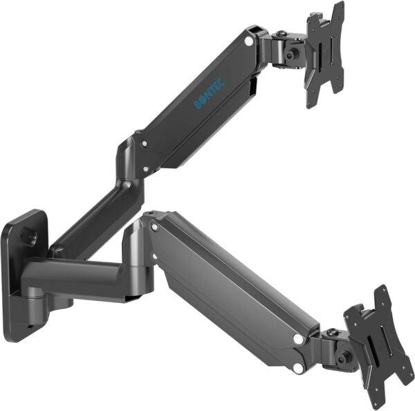 Uchwyt na dwa monitory BONTEC GWM02, 13-27" do 8 kg, 75/100 mm
