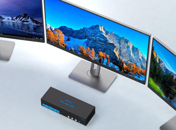 Przełącznik KVM AILVLVNG VP-SW332 8K60Hz 3xPC 3xMonitor 4K144Hz 4xUSB 3.0 POWYSTAWOWY - obrazek 5