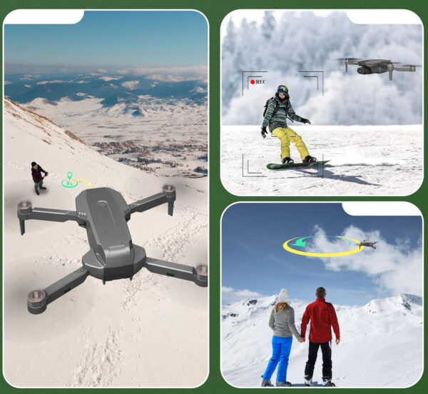 UŻYWANY Dron Wipkviey B12 GPS 4K kamera 5G WiFi bezszczotkowy 50 min lotu - obrazek 5