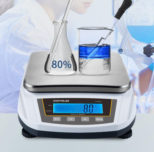 USZKODZONY/UŻYWANE Waga precyzyjna GOYOJO 5000g x 0.1g laboratorium, kuchnia, jubiler, przemysł - obrazek 5