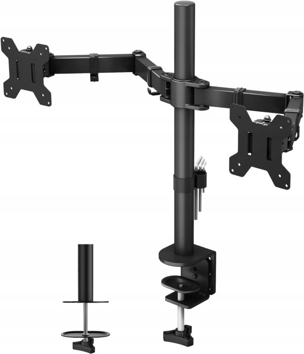 Uchwyt na dwa monitory BONTEC MDM002 13-27'', VESA 75/100